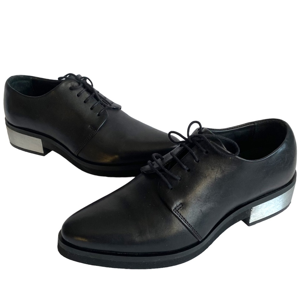 COS Point Toe lace up Oxfords with metal heel insert 7